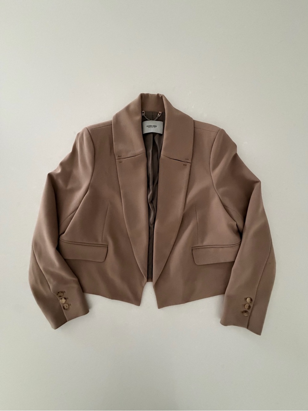 Rachel Comey Cropped Taupe Blazer Jacket